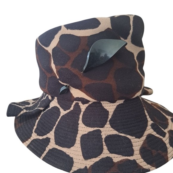Nadelle Montreal Vintage Stylish Animal Print Women's Top Hat Made In Canada - Picture 8 of 11